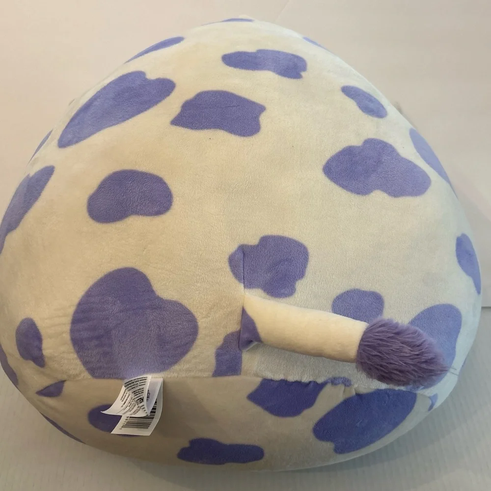 Conway the Purple Spotted Highland Cow Plush Stuff  Toy Squishmallows Collection